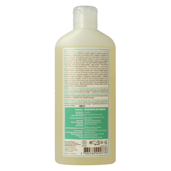 Douce Nature Shampoo für fettiges Haar Eukalyptus Bio 250 ml