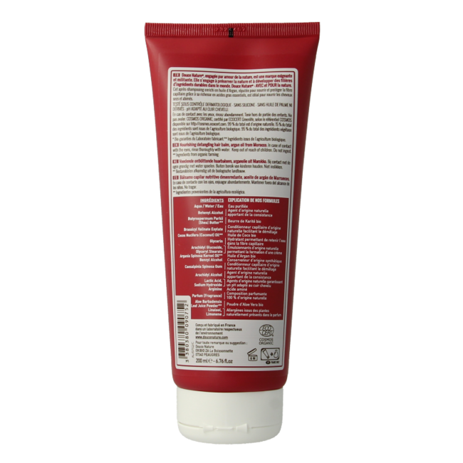 Odżywka do włosów suchych/zniszczonych z organicznym olejkiem arganowym 200 ml