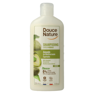 Douce Nature Douce Nature Shampoo normal/dry hair organic almond milk 250 Millilitres