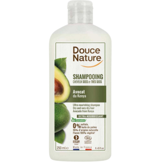 Douce Nature Champú nutritivo Douce Nature para cabello seco con aguacate bio 250 ml