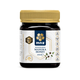 MNZ (Manuka New Zealand) Miód Manuka Nowa Zelandia MGO 1000+ 250 Gram
