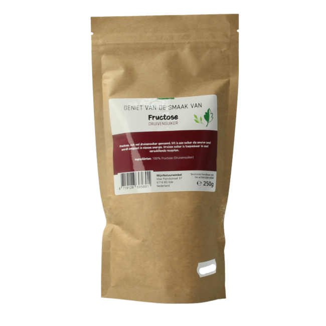 MijnNatuurwinkel Fructose grape sugar 250 Gram