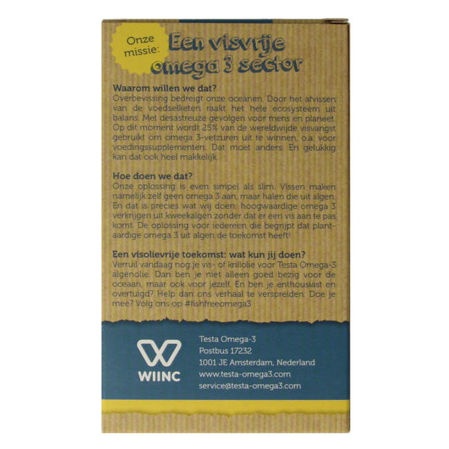 Omega 3 Algenöl 250mg DHA vegan NL 60 vegetarische Kapseln