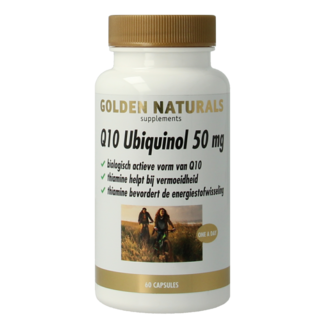 Golden Naturals Golden Naturals Q10 Ubiquinolo 50mg 60 Capsule Vegetali