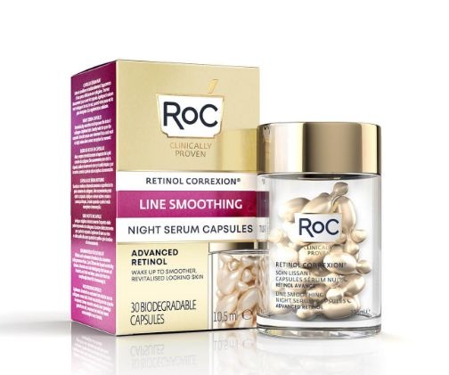 ROC Retinol correxion line smoothing night serum 30 Cápsulas