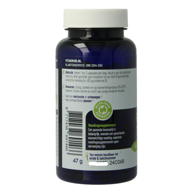 Prostaatformule oa Zaagpalm, Brandnetel & Zink 60 Vegetarische capsules