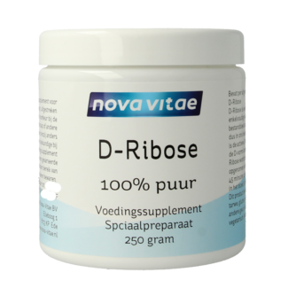 Nova Vitae Nova Vitae D Ribose 100% pure 250 Gram