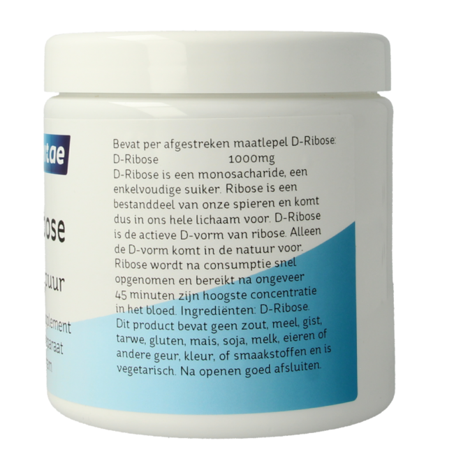 Nova Vitae D Ribose 100% pure 250 Gram