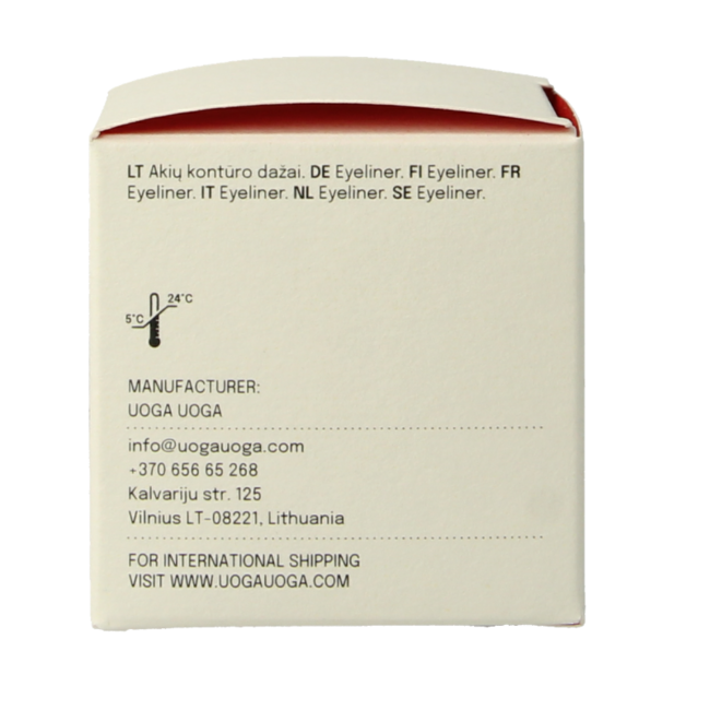 Uoga Uoga Eyeliner 791 Black Drama 2,5 Milliliter