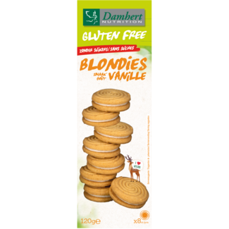 Damhert Damhert Blondies sin gluten sin azúcar 120 gramos