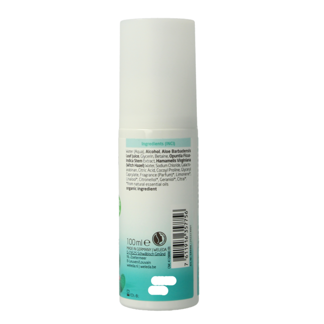 Weleda Prickly Pear facial spray 100 Millilitres