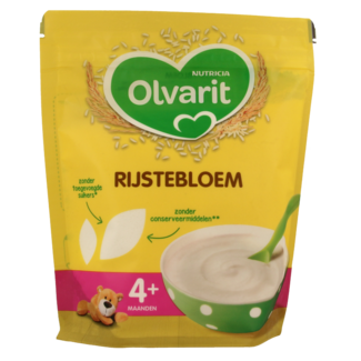 Olvarit Farine de riz 4+ mois 200 Grammes