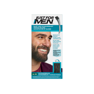 Just For Men Snor & baard donkerbruin M45 24 Gram