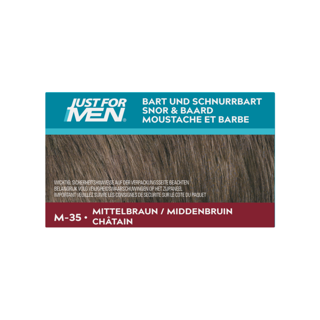 Just For Men Moustache & Beard Medium Brown M35 24 Gram