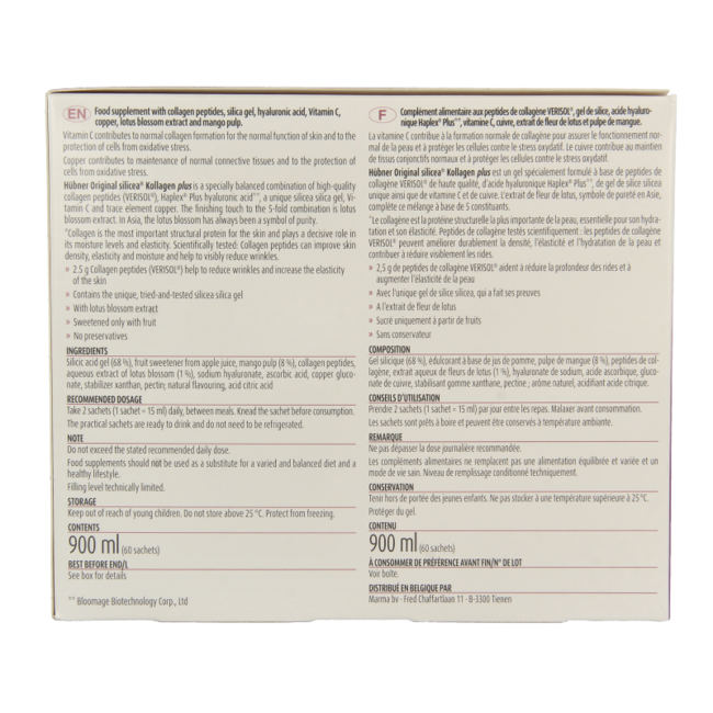 Original silicea kollagen plus collageen 60 Sachets