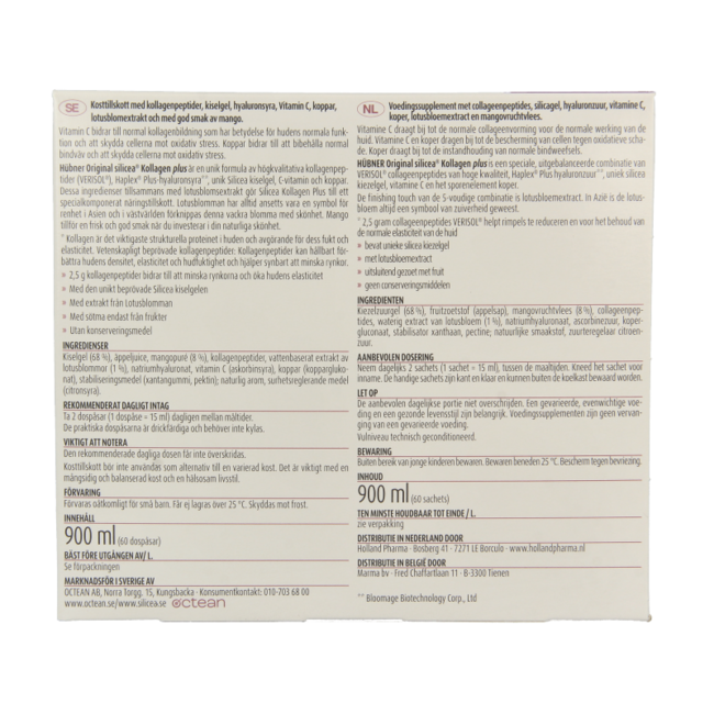 Original silicea kollagen plus collageen 60 Sachets