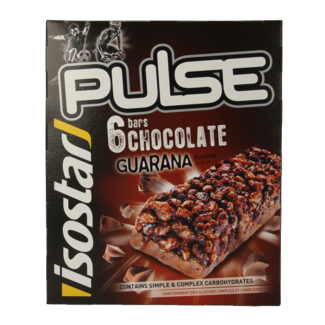 Isostar Isostar Barrita pulse chocolate pack de 6 138 gramos