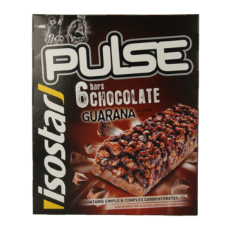 Isostar Isostar Pulse chocolate bar 6 pack 138 Gram