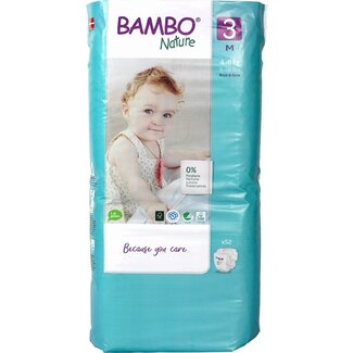 Bambo Couche pour bébé midi 3 4-8kg 52 pièces