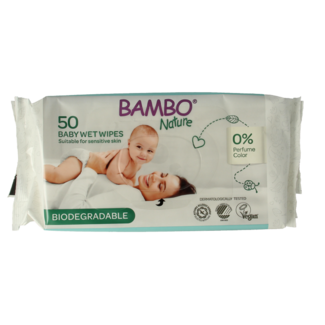 Bambo Nature Feuchttücher 50 Stück