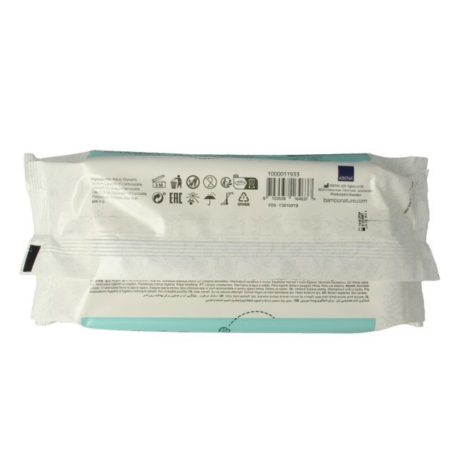 Nature wet wipes 50 Stuks