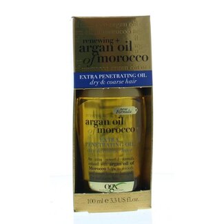 OGX Olio extra penetrante OGX all'Olio di Argan del Marocco per capelli secchi 100 Millilitri