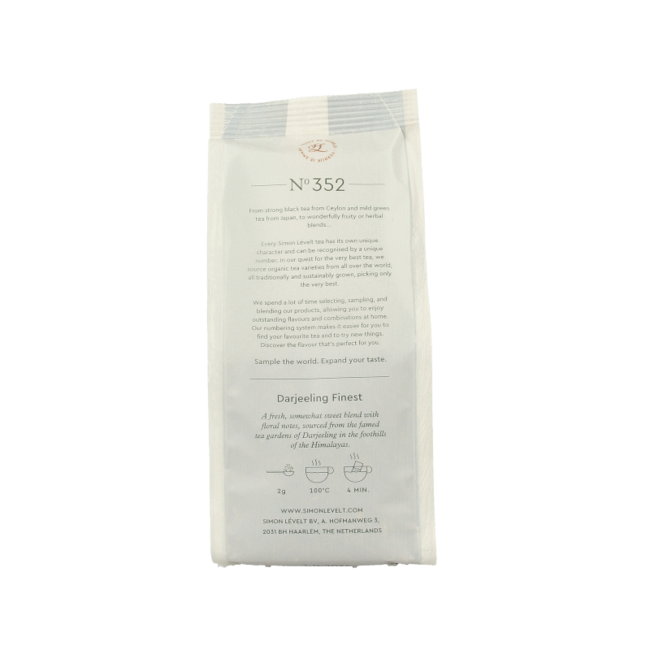 Simon Levelt Darjeeling finest bio 90 Gramos