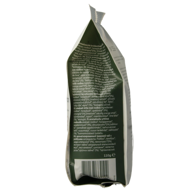 Simon Levelt Rooibos Naranja Limón ecológico 110 Gramos