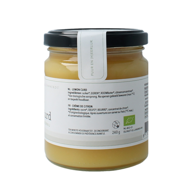 Marienwaerdt Lemon curd bio 270 gramos