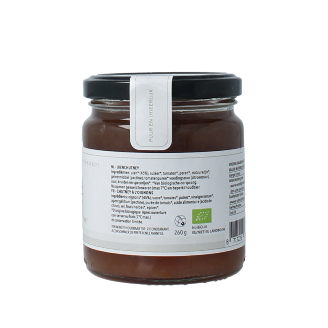 Chutney de Cebolla Ecológico Marienwaerdt 260 Gramos