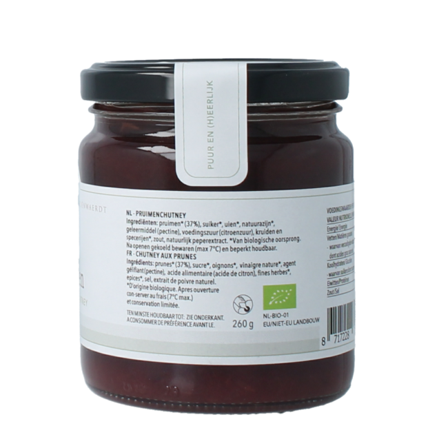 Chutney śliwkowy bio 260 gramów