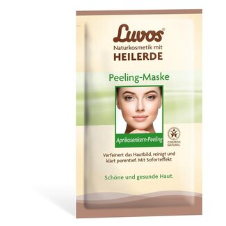 Luvos Masque crème peeling Luvos 2 x 7,5 ml 15 millilitres