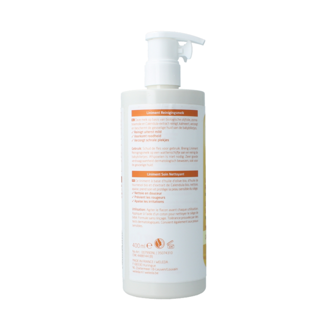 Weleda Calendula liniment leche limpiadora vegana 400 mililitros