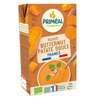Primeal Primeal Sopa de calabaza butternut y batata ecológica 1 litro