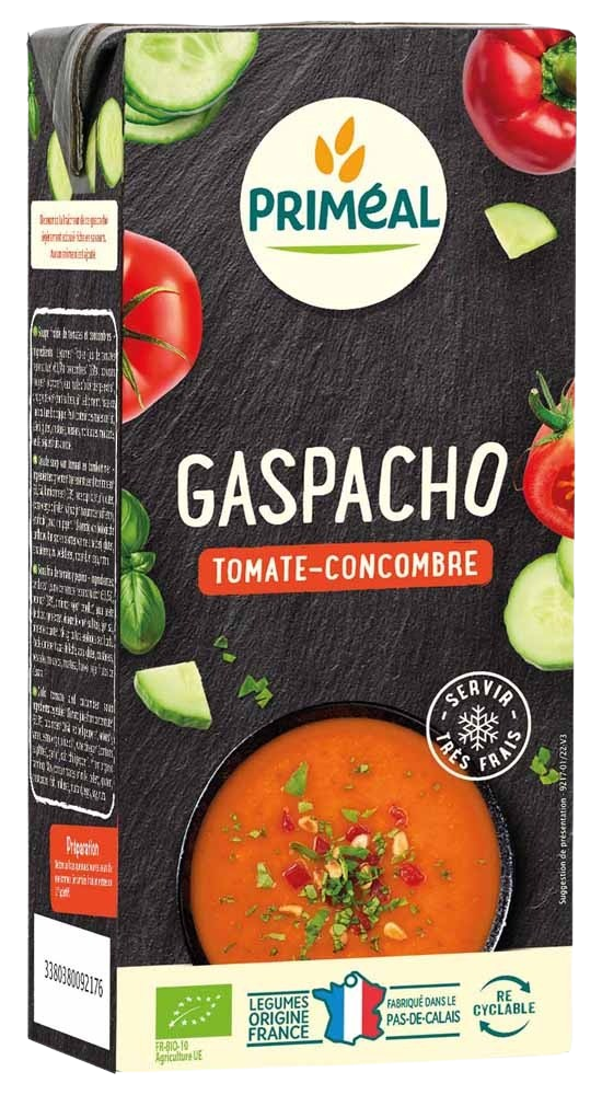 Primeal Gazpacho biologico pomodoro e cetriolo 330 Millilitri