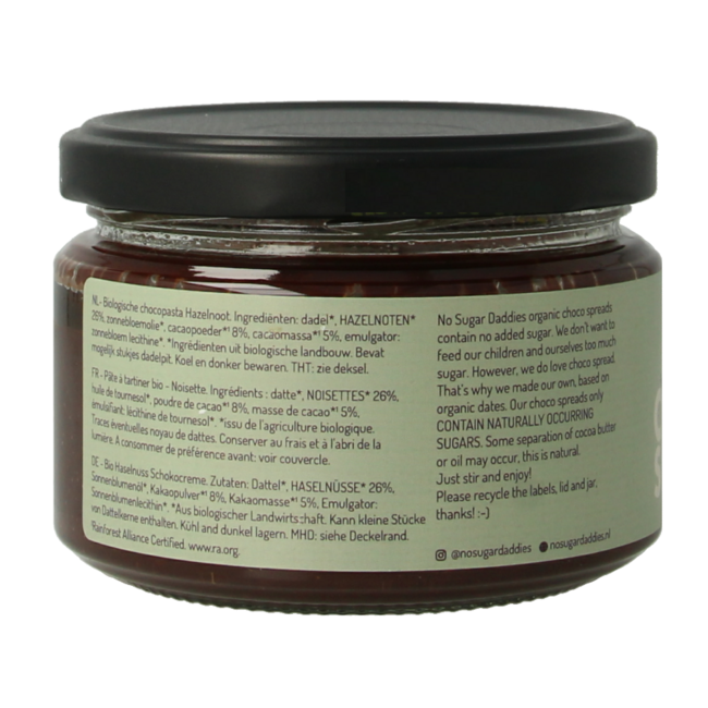Organic hazelnut chocolate spread 200g