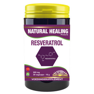 NHP NHP Resveratrol 500 mg puro 30 cápsulas vegetales