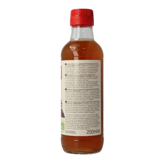 Vinagre de ciruela Ume Su bio 250 mililitros