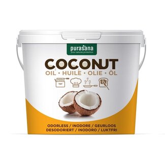 Purasana Huile de coco désodorisée bio Purasana 2 Litres
