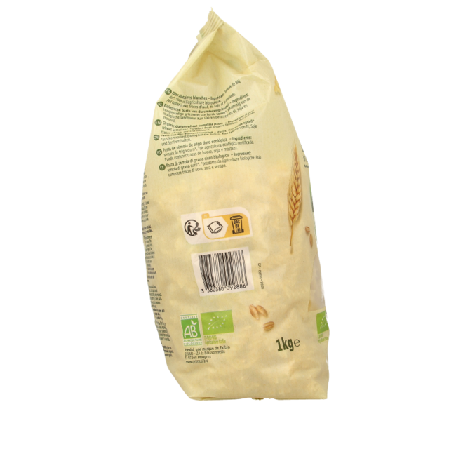 Primeal Fusilli espirales familia bio 1 Kilogramo