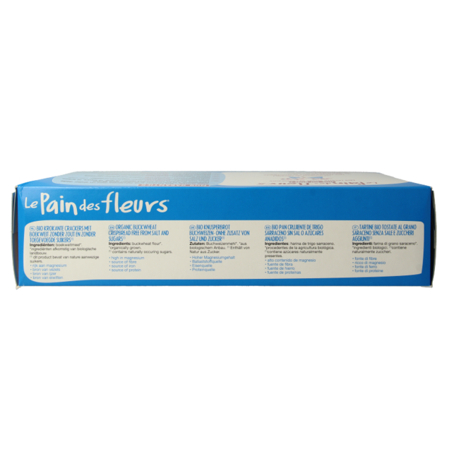 Crackers de trigo sarraceno sin sal bio 300 g