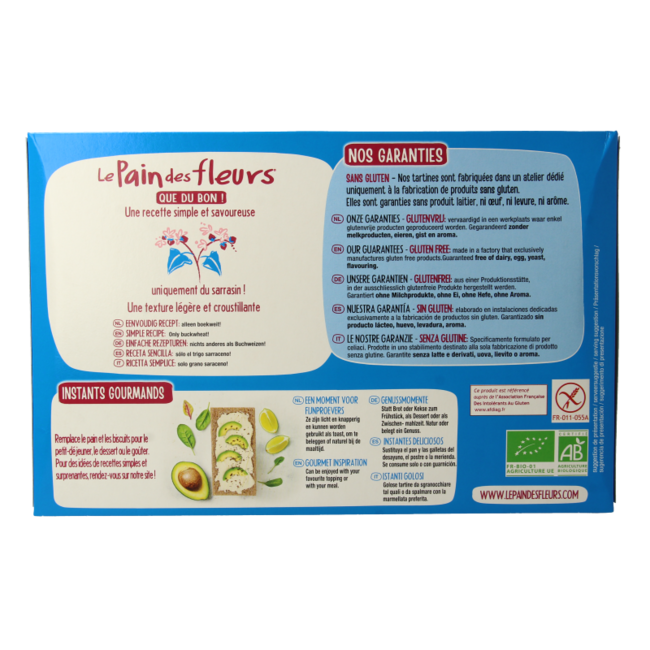 Boekweitcrackers zonder zout bio 300 Gram