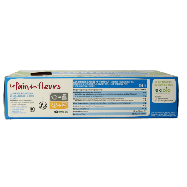 Craquants au sarrasin sans sel bio 300 g