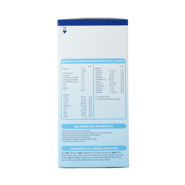 Nutrasense leche para niños pequeños 3 (1+ año) 700 gramos