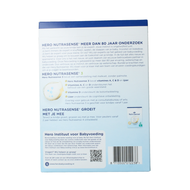 Nutrasense toddler milk 3 (1+yr) 700 Gram