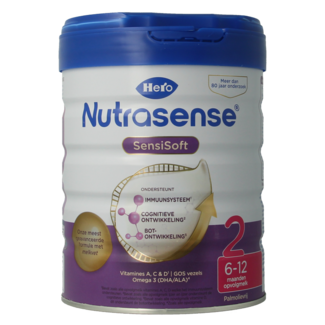Hero Nutrasense SensiSoft leche de continuación 2 (6-12 meses) 800 gramos