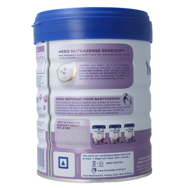 Nutrasense SensiSoft 1 (0-6 Monate) 800 Gramm