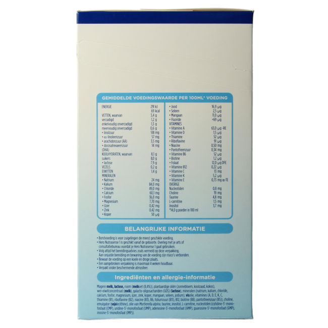 Nutrasense leche para lactantes 1 (0-6 meses) 700 gramos