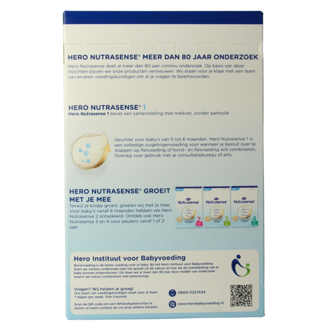 Nutrasense Säuglingsnahrung 1 (0-6 Monate) 700 Gramm