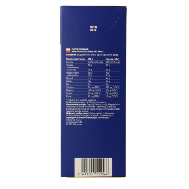 Gluten-free oat flakes 500g